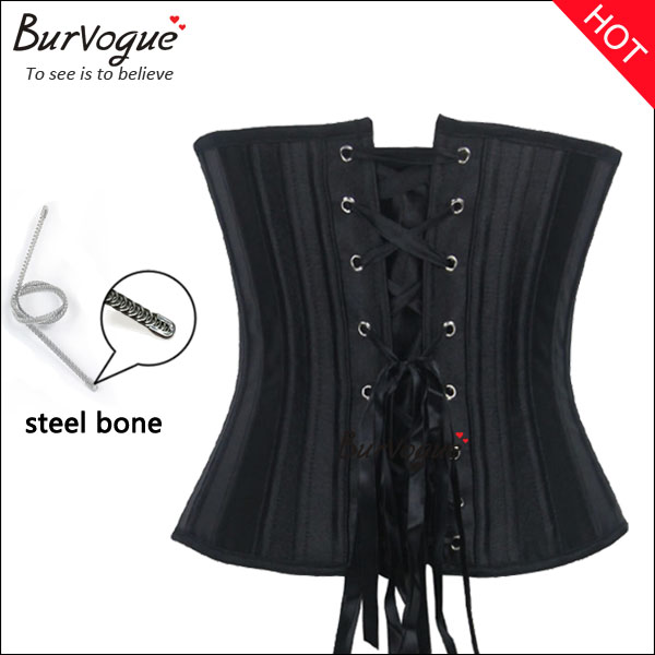 black-satin-corset
