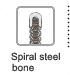 Spinal steel bone
