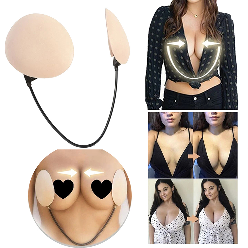 New Women'Seamless Bra Breast Lift Tape For Women 1 Roll Comfort Sexy Body  Invisible Nipple Cover Silicone Strapless Push Up Bra Plus Size- 32% Off