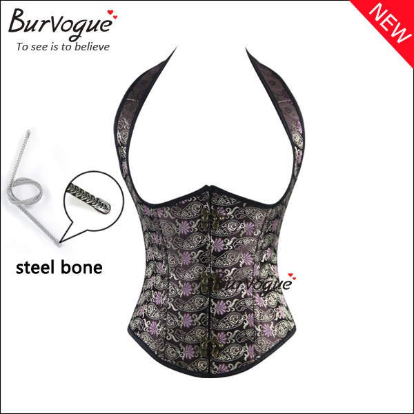 black underbust corset waist trainers cincher wholesale-23066