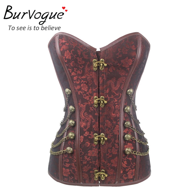 black-steampunk-corset top-23042