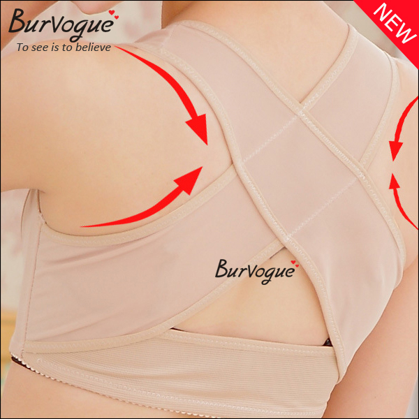 cross back bra back support