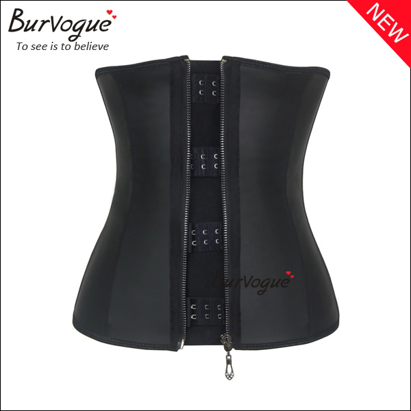 https://www.burvogue.com/waist-training-corsets/front-metal-hook-black-latex-corset-21435.html