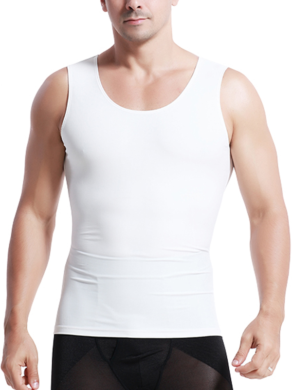 Buy Wholesale White Mens Waist Trainer Sport Sleeveless Vest Body ...