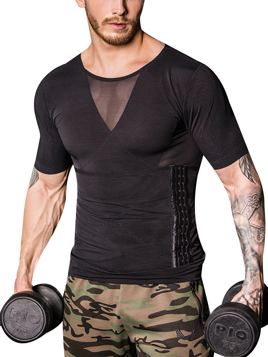 Buy Wholesale Mens Slimming Compression Shapewear Body Shaper With 3 ...