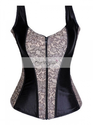 Hot Sale Vogue Purple Overbust Strap Corset Wholesale