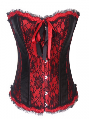 Gothic Steel Boned Corset Tops For Wholesale