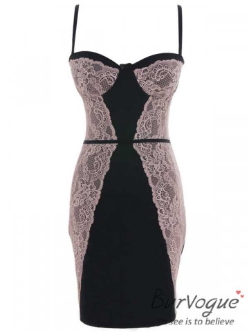 Slimming Women Lace Body Shaper Dress Full Slip Shapewear