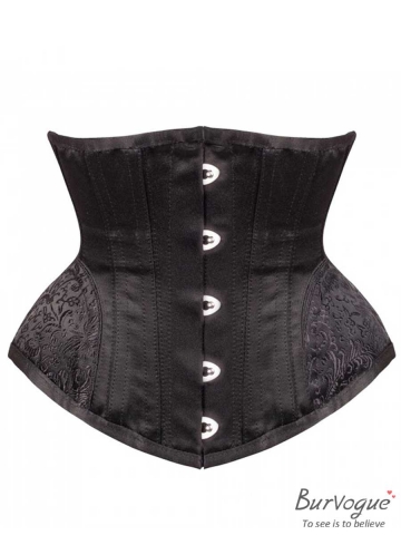 Vintage Steel Boned Brocade Underbust Waist Training Corsets