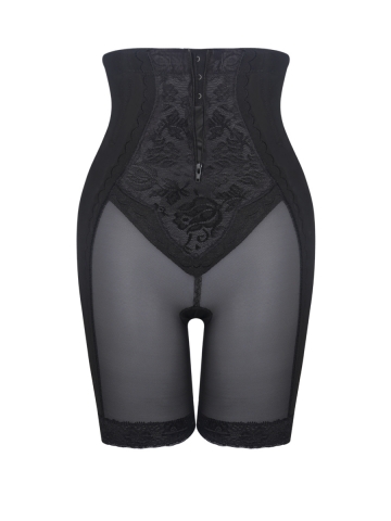 Women High Waist Tummy Control Lace Thigh Body Shapers 