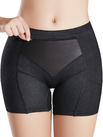 Front Zip Seamless Control Panties Butt Lifter Body Shaper
