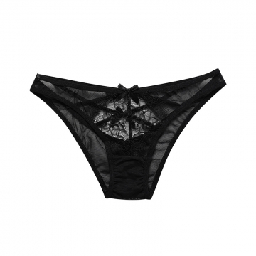 Women Black Lingerie Lace Seamless Panties Underwear Thong