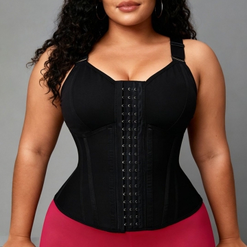 Wide straps waist trainer for Women-Thickened tummy control