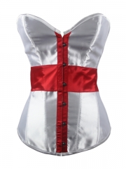 Fashion Personality Cross High Quality Overbust Corset 