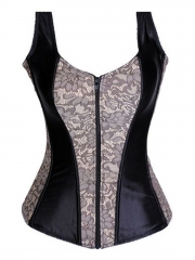 Hot Sale Vogue Purple Overbust Strap Corset Wholesale