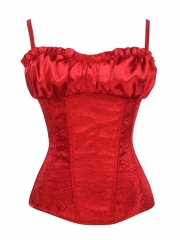 Red Noble  Party Queen Women Overbust Corset Wholesale