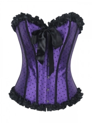 Purple Candy Sweet Girl Whoelsale Overbust Corset