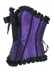 Purple Candy Sweet Girl Whoelsale Overbust Corset