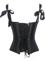 Abdominal Support Corset Front Lace Corset Tops With Straps
