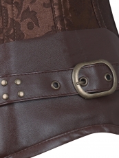 Popular Steel boned Leather Underbust Corset Wholesale
