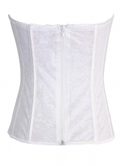 White Lace Bridal Corset Bustiers Wholesale