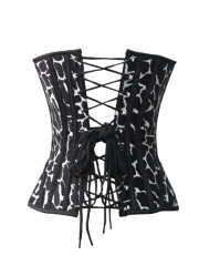 Strong Steel Boned Corsets Delicate Bustier Tops With Zipper