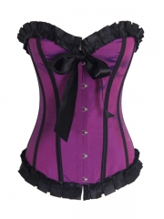 Fashion Purple Classical Overbust LadiesCorset