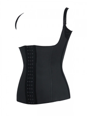 Stylish Black Waist Cincher Vest Latex Shapers Wholesale