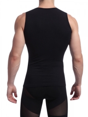 Breathable Mens Waist Trainer Tank Tops Shirt Body Shaper