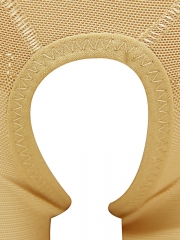 Women U-shaped Chest Translucent Body Shaper Lace Bodysuit