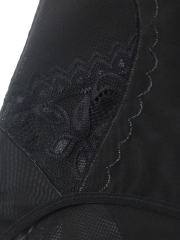 Women U-shaped Chest Translucent Body Shaper Lace Bodysuit