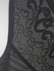 Black Sheer Lace Bodysuits Body Shaper Shapwear Wholesale