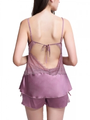 Sexy Women Silk Sleepwear Nightgown Set Babydolls Wholesale