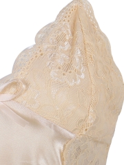 Women Sexy Lingerie Enchanting Silk 2 Piece Nightgowns Sets