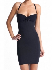 Black Women Control Slip Shapewears Full Body Shaper Dress 