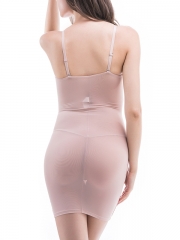 Slimming Women Lace Body Shaper Dress Full Slip Shapewear