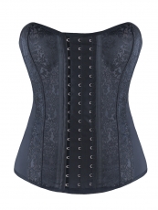 Womens Gothic Latex Overbust Steampunk Corset Bustier Tops