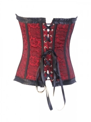 Red Rose Good Quality Women Lucky Lace Corset