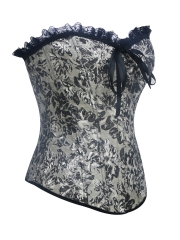 Jacquard Gothic Steampunk Overbust Corset Tops Wholesale