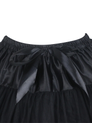 Vintage Womens Tulle Mini Steampunk Skirts Corset TUTU Dress