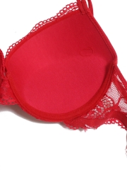 Charming Lace Intimate Underwear Padded Push Up Bra Sets 