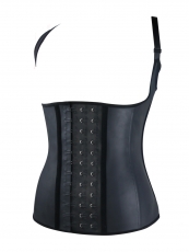 Latex 9 Steel Boned Underbust Waist Training Corset Cincher
