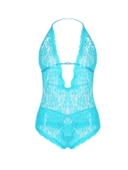 Lace Halter Backless Teddies See Through Lingerie Bodysuits