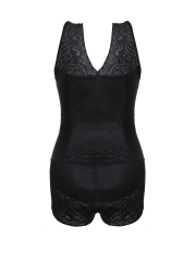 Deep V Lace Bodysuit Slimming Control Body Shapers For Women