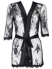 See Through Lace Kimono Nightdress Sexy Robes Lingerie 