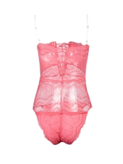 Sexy Sheer Teddy Lace Bodysuits Lingerie For Women Teddies 