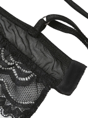 Women See Through Strappy Lace Underwear Bra Sets Lingerie