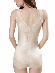 Women Lace Body Shaper Briefer Bodysuit Slimming Shapewear