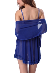 3 Piece Lace Babydolls Dress Chemises Nightdress Lingerie 