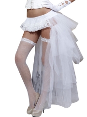 Vintage High Low Tulle TuTu Party Wedding Maxi Skirt